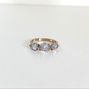 NWOT Crystal midi ring